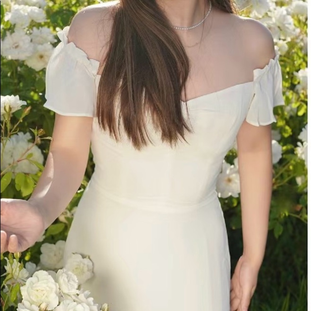🌟HOT🌟Reformation Butterfly Dress Ivory